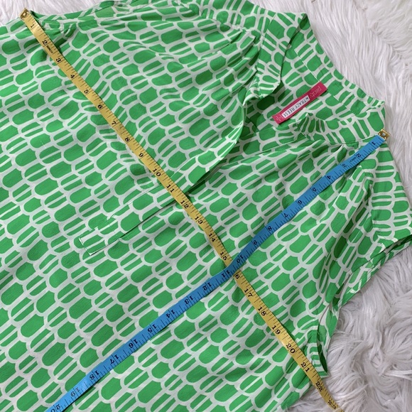 PLENTY Tracy Reese silk top sleeveless top hi-lo hemline women’s size medium - Picture 8 of 10